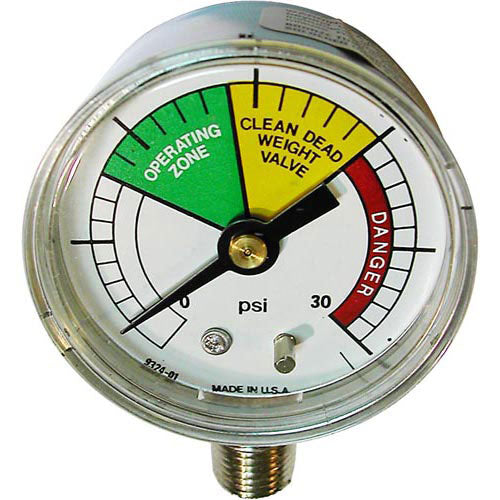 G0136 BKI - Pressure Gauge for Fryer (0-30 psi) G0136 BKI - Pressure Gauge for Fryer (0-30 psi)